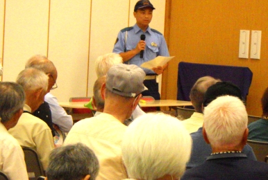 飯山南交通安全教室が始まります。